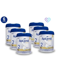 Kit 6x Fórmula Infantil Aptamil Profutura 2 Danone Lata De 800g
