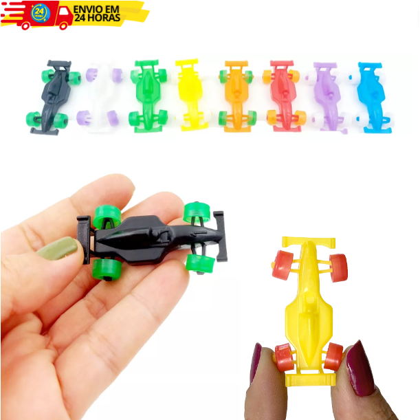 Kit Mini Brinquedo Para Lembrancinhas Prenda Junina Aniversário e Decoração Carrinho Formula 1