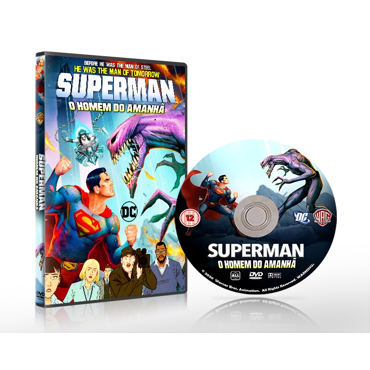 DVD Superman - O Homem do Amanhã Dublado e Legendado (2020) - Excelente Qualidade