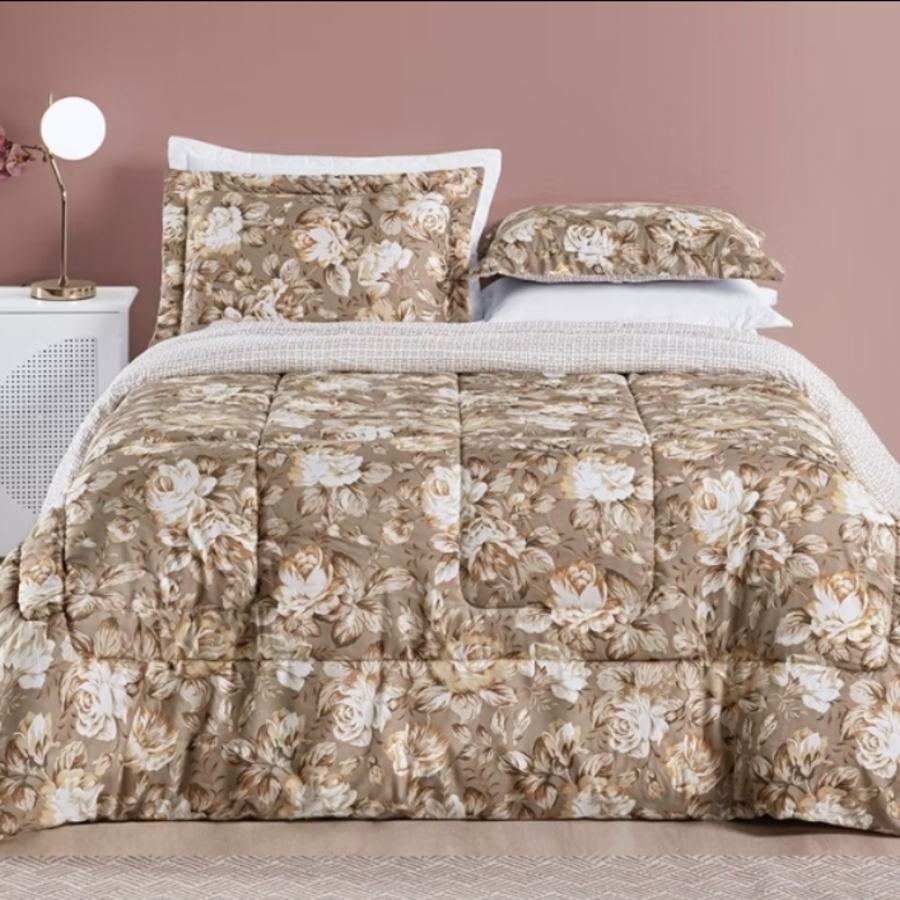 2 EDREDONS CASAL AVULSO DUPLA FACE (ESTAMPAS SORTIDAS)