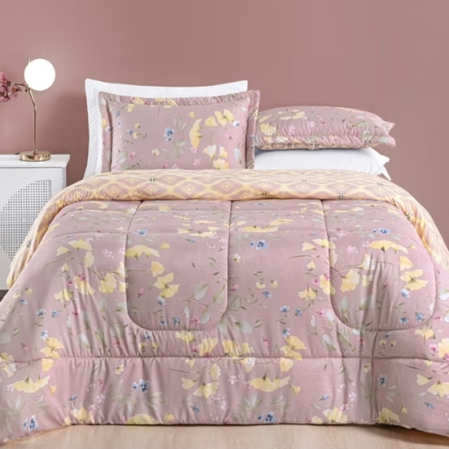 2 EDREDONS CASAL DUPLA FACE AVULSO (ESTAMPAS SORTIDAS)