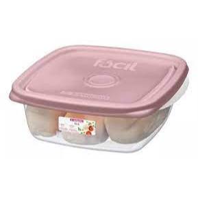 Kit 3 Potes Sanremo com Tampa para Alimentos