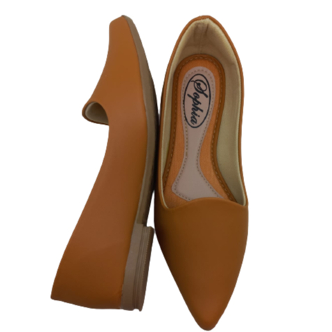Sapatilha Rasteira Bico Fino Palinha Sintético. em Oferta na Shopee