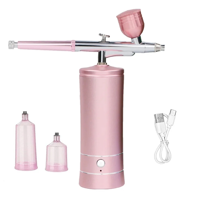 Kit Aerógrafo Pulverizador 110v/220v Tinta Spray Sem Fio Manicure Maquiagem Decoração Confeitaria em Oferta na Shopee