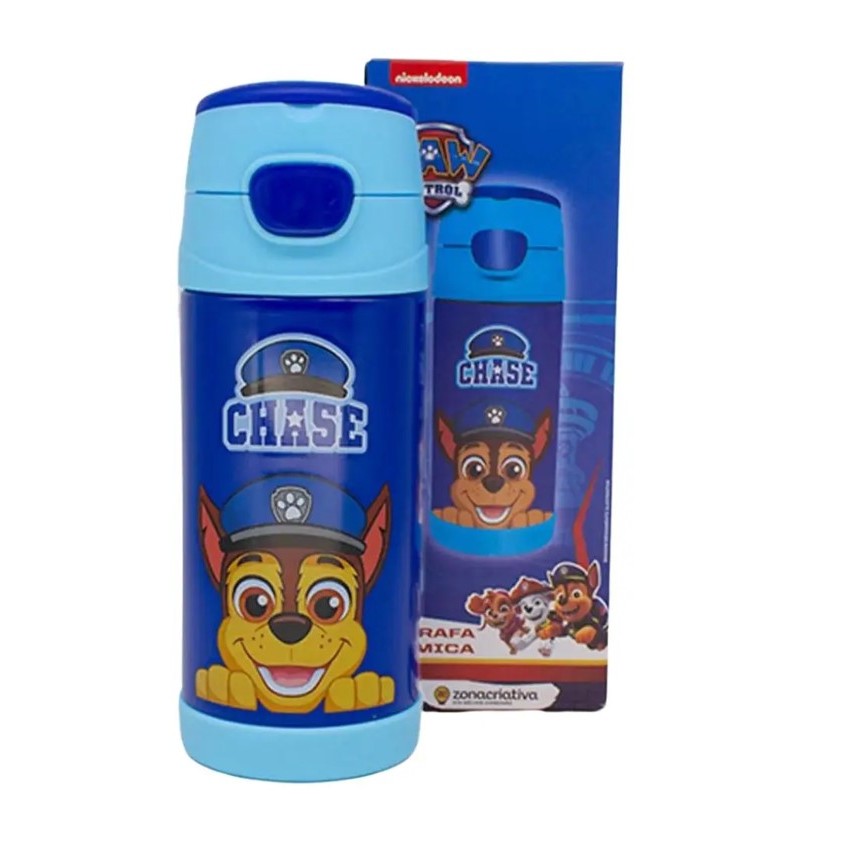 Garrafa Térmica Handle Chase Patrulha Canina - Zona Criativa - Home & Living