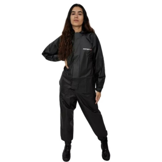 Conjunto Capa De Chuva Pvc Combate Capuz Motoboy Motoqueiro em Oferta na Shopee