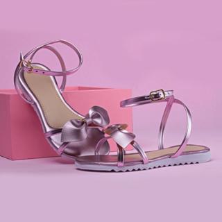 Sandália Infantil Feminino de Menina Laço  Rasteirinha de Verão Modinha Kids Leve e Macia Estilosa Moda do 27 ao 32 em Oferta na Shopee