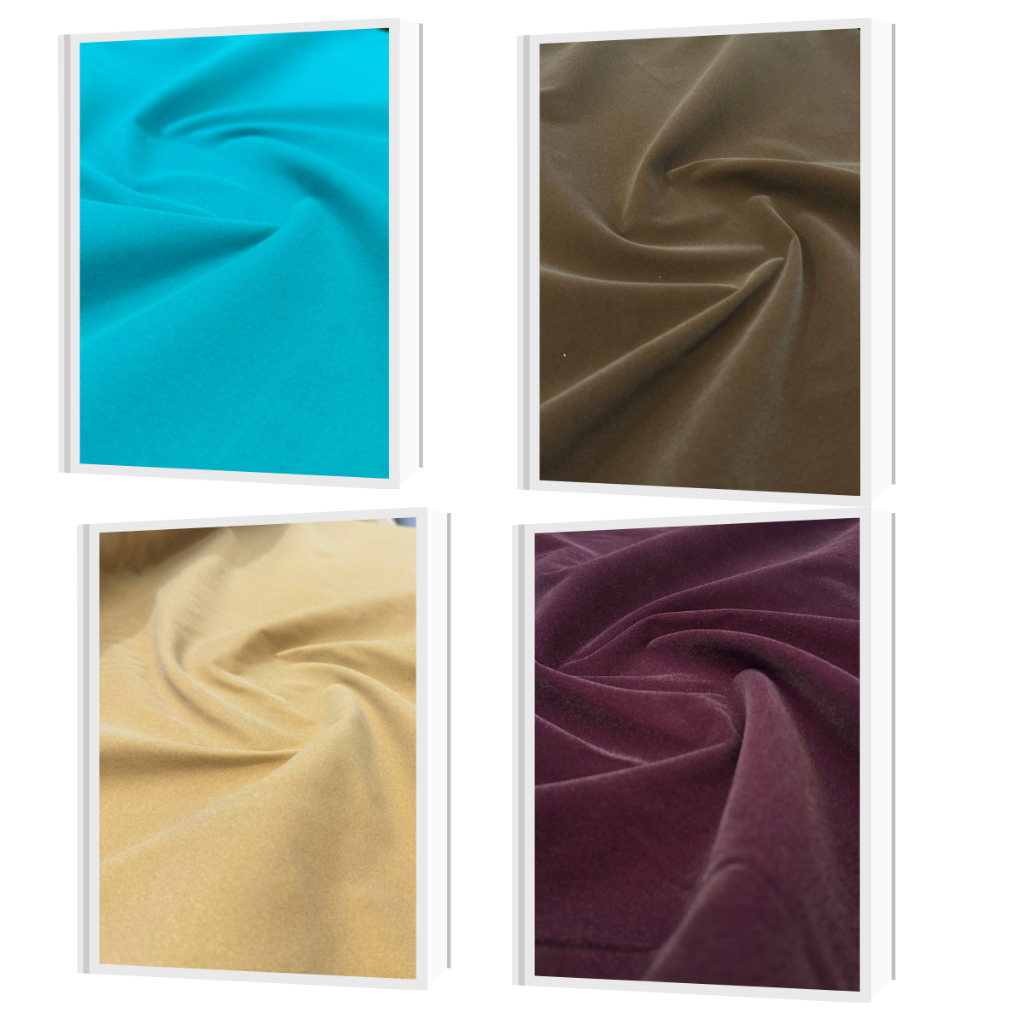 Tecido Veludo Sintético Liso1,40m Perfeito para artesanatos