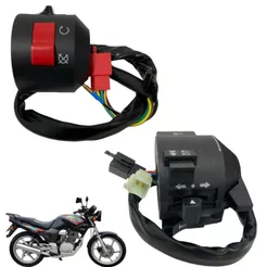Kit Chave De Luz + Punho De Partida Honda Cbx 200 Strada 1993 Até 2003