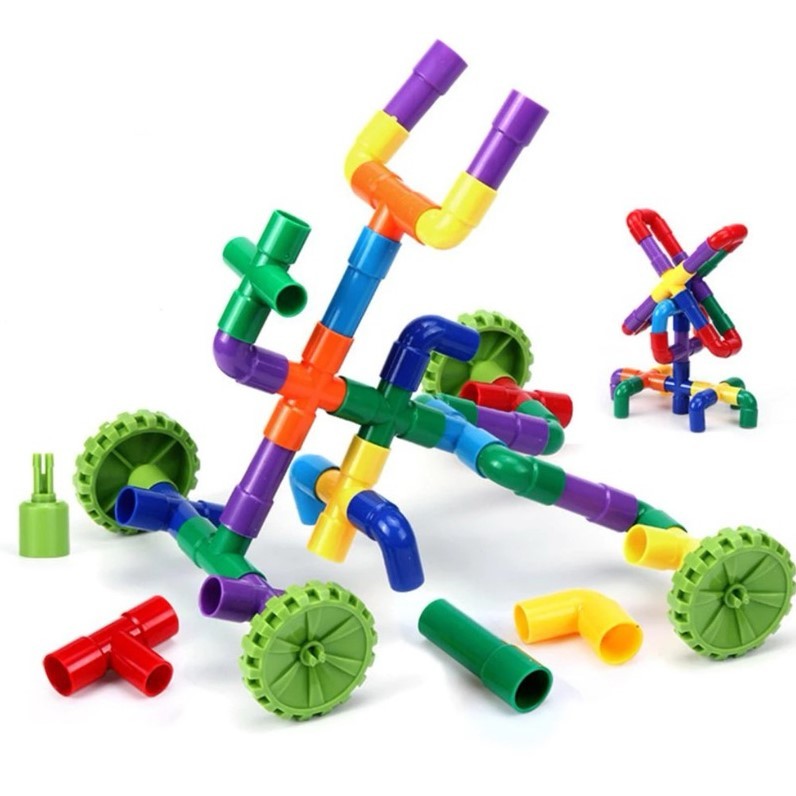 blocos de montar infantil grande Monta e Desmonta Brinquedos Educativos oferta em Oferta na Shopee