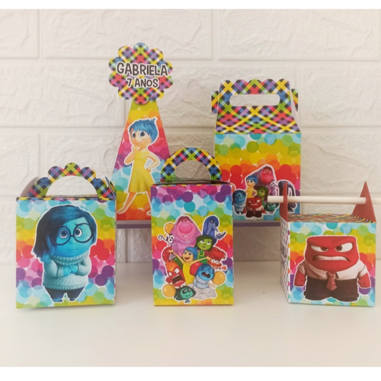 PEGUE E MONTE - Kit Caixinhas Para Lembrancinhas de Festa Personalizadas Divertidamente
