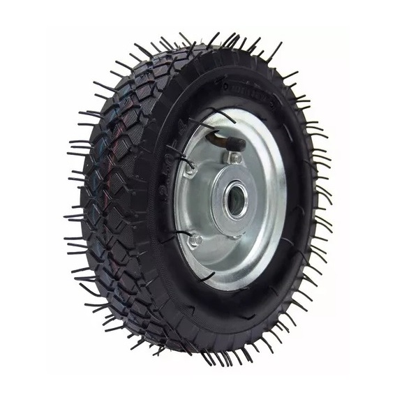 Roda Aro 2.50-4 Câmara E Pneu Para Carrinho De Carga