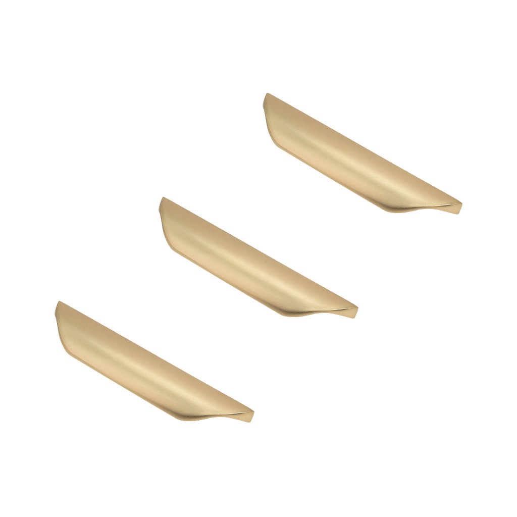3 Puxadores Moderno Fascino Moveis Quarto Closet Slim 96mm
