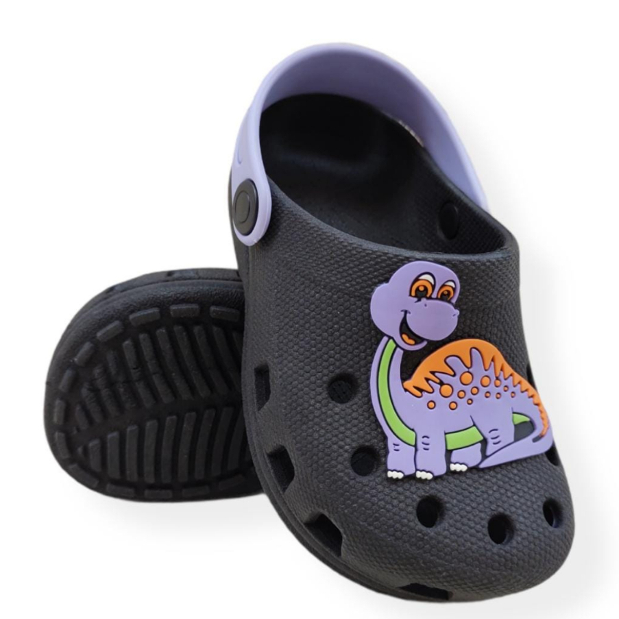 Babuche Menina Dinossauro Criança Infantil Chinelo Pratico Para o Dia a Dia Anatomico Leve e Macio