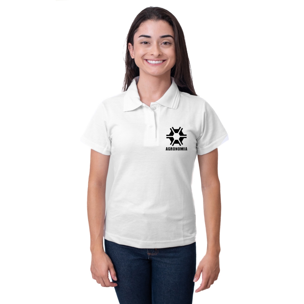 Camiseta Agronomia Feminina Camisa Gola Polo Agro é Tudo em Oferta na Shopee