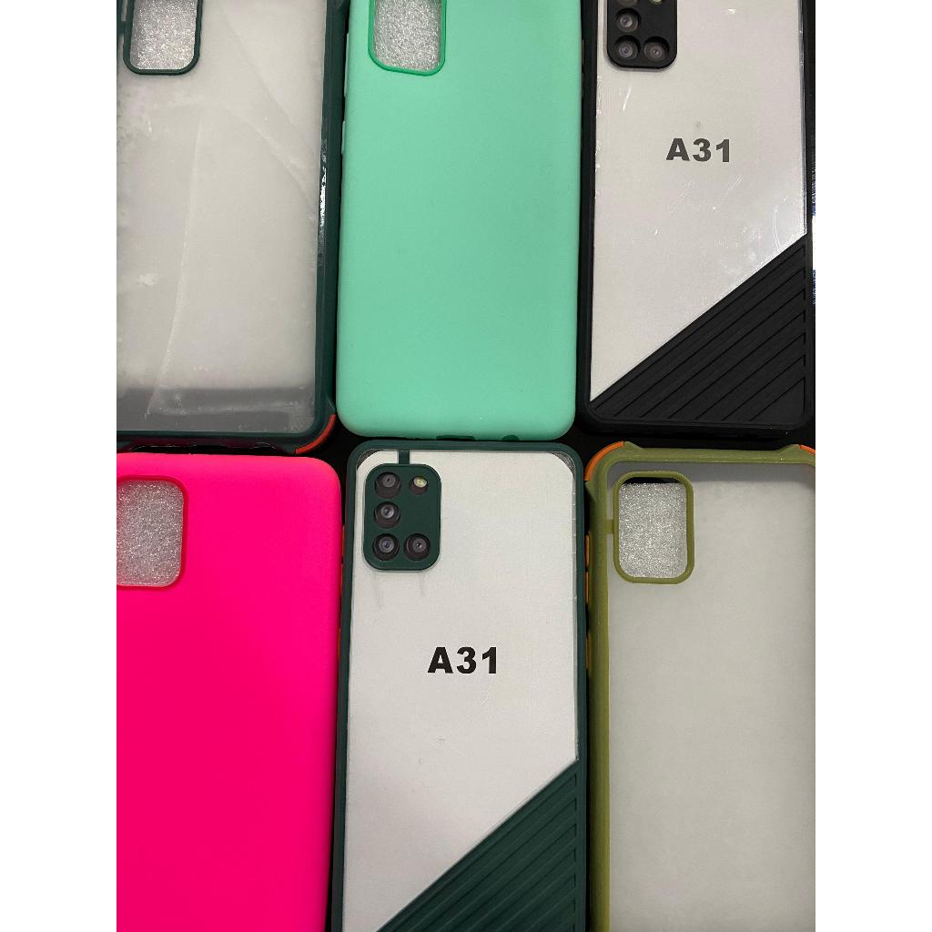 Capinha de Silicone A31 Capinha Transparente Capinha Transparente Fosca A31 CORES ENVIADAS SORTIDAS