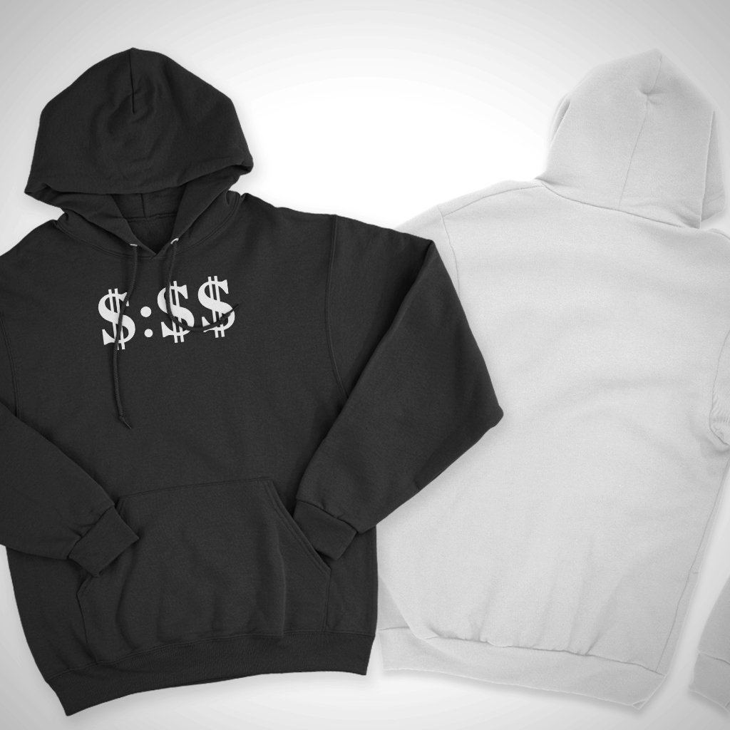 Casaco Unissex Money Time Money Clock Relógio Dinheiro Moletom Canguru Algodão StreetWear Novidade