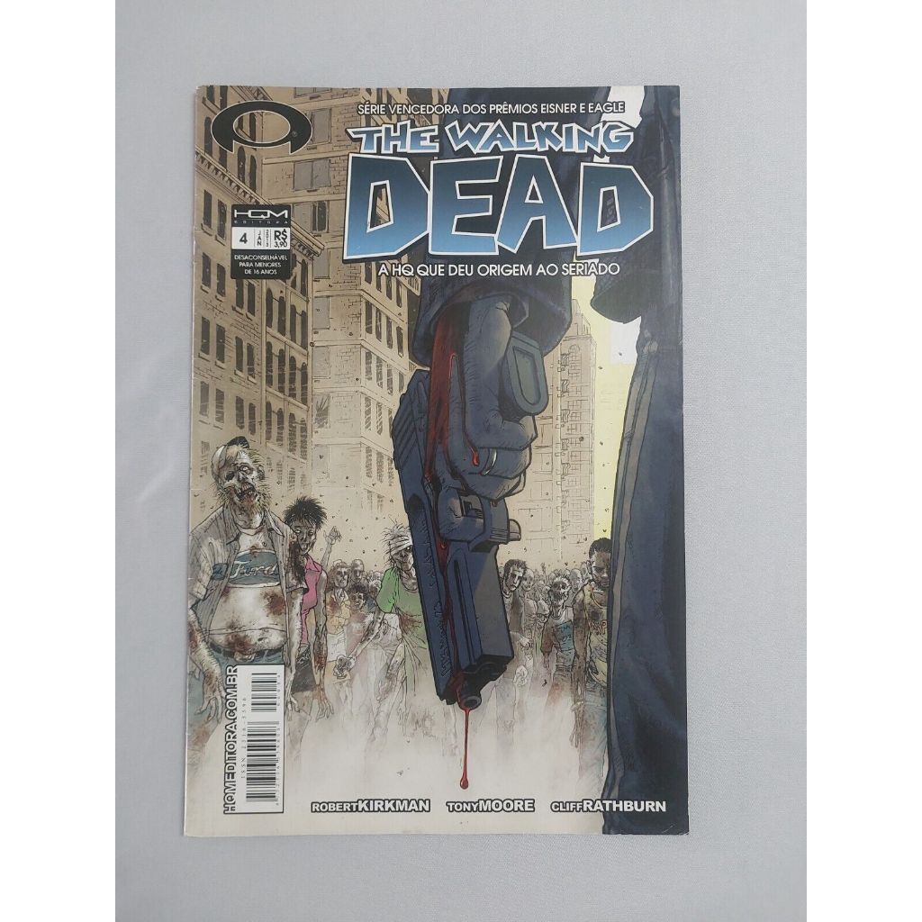 Revista em quadrinhos The Walking Dead n. 04 HQ HQM Gibi Comics 2012