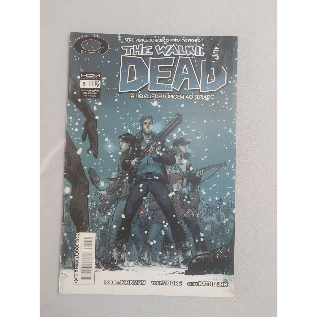 Revista em quadrinhos The Walking Dead n. 05 HQ HQM Gibi Comics 2012