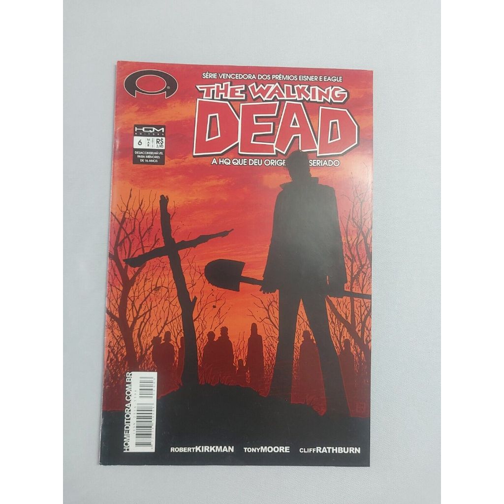Revista em quadrinhos The Walking Dead n. 06 HQ HQM Gibi Comics 2012