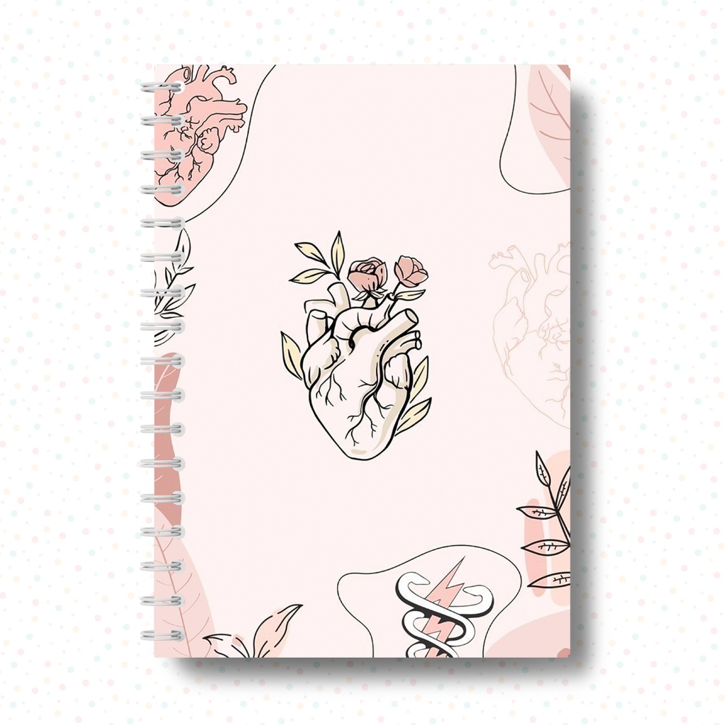 Caderneta Enfermagem Estágio Guia Manual Técnico Escolar Rosa Capa Dura 160 Páginas Prático Jaleco