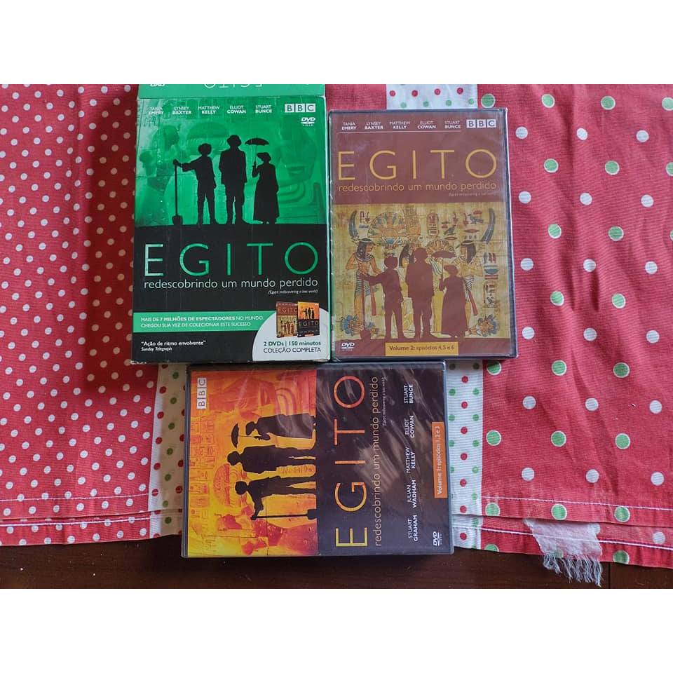 Egito Redescobrindo Um Mundo Perdido - Box 2 Dvds Lacrados Série Legendada