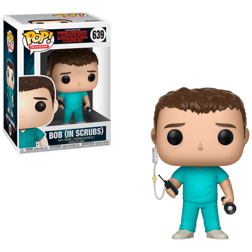 FUNKO POP  STRANGER THINGS - BOB IN SCRUBS 639 NOVO ORIGINAL
