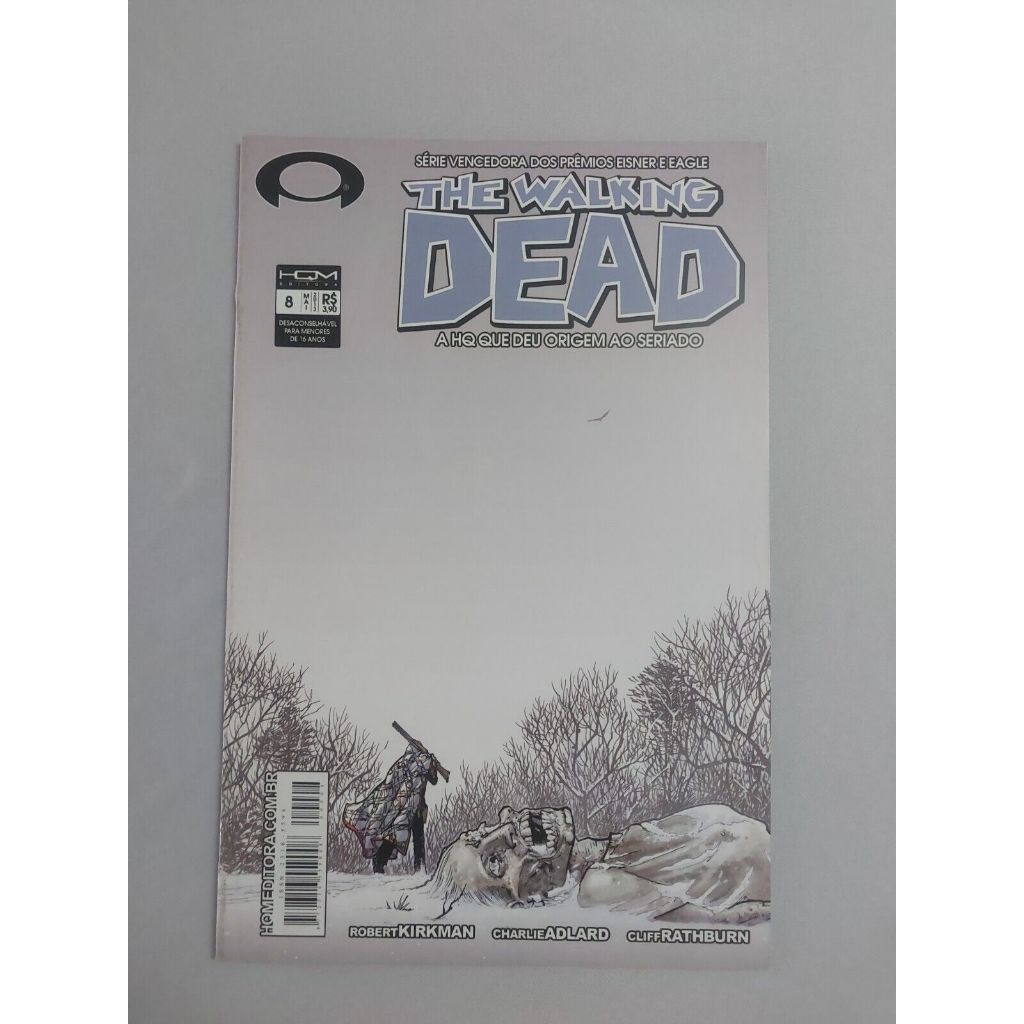 Revista em quadrinhos The Walking Dead n. 08 HQ HQM Gibi Comics 2012