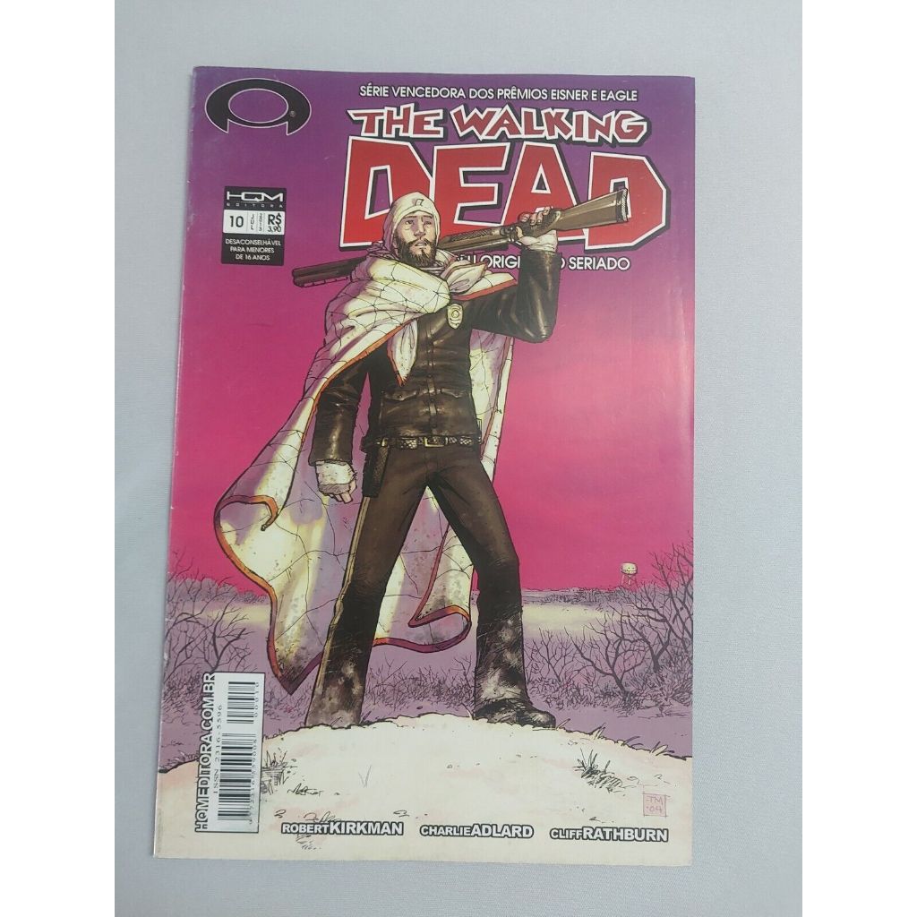 Revista em quadrinhos The Walking Dead n. 10 HQ HQM Gibi Comics 2012