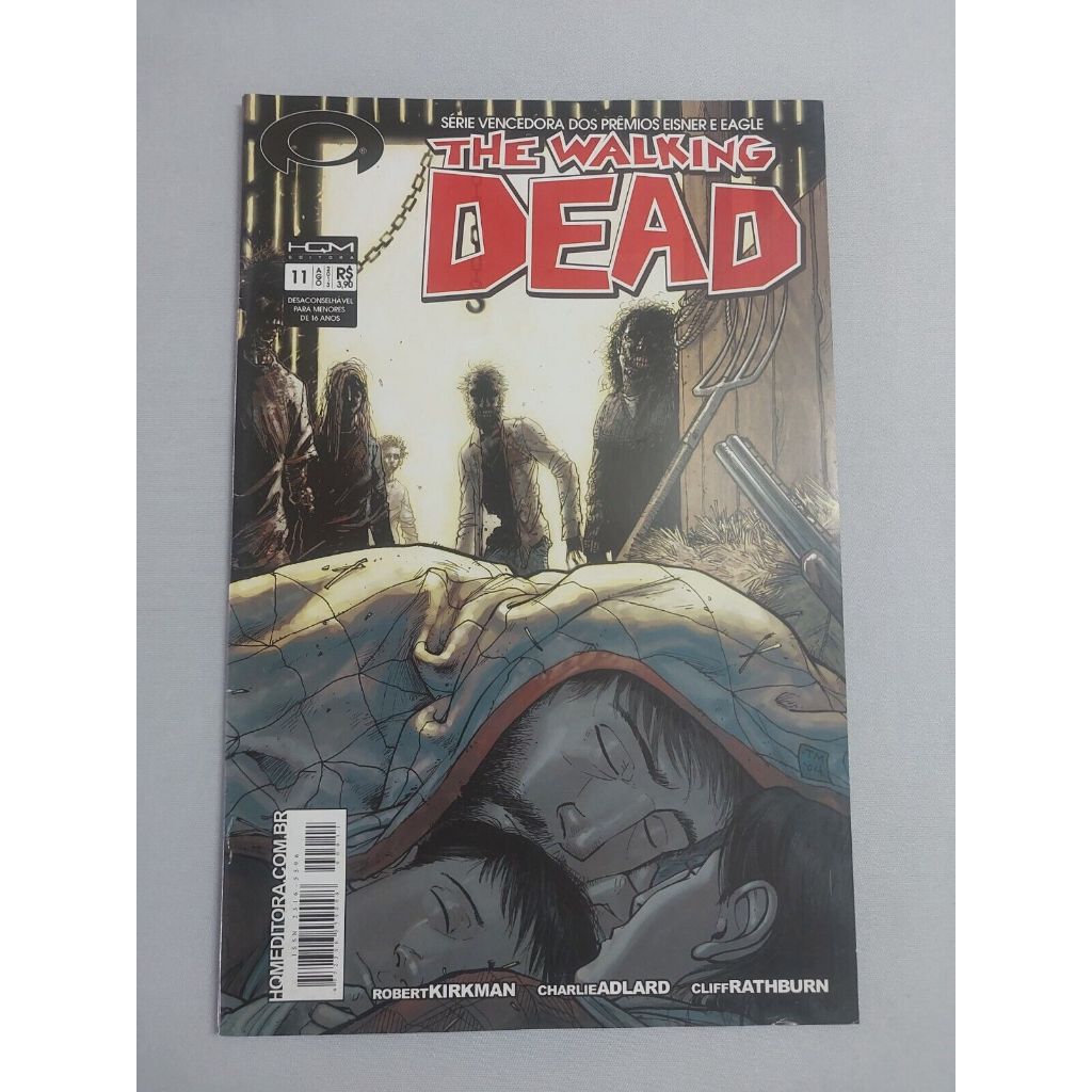Revista em quadrinhos The Walking Dead n. 11 HQ HQM Gibi Comics 2012