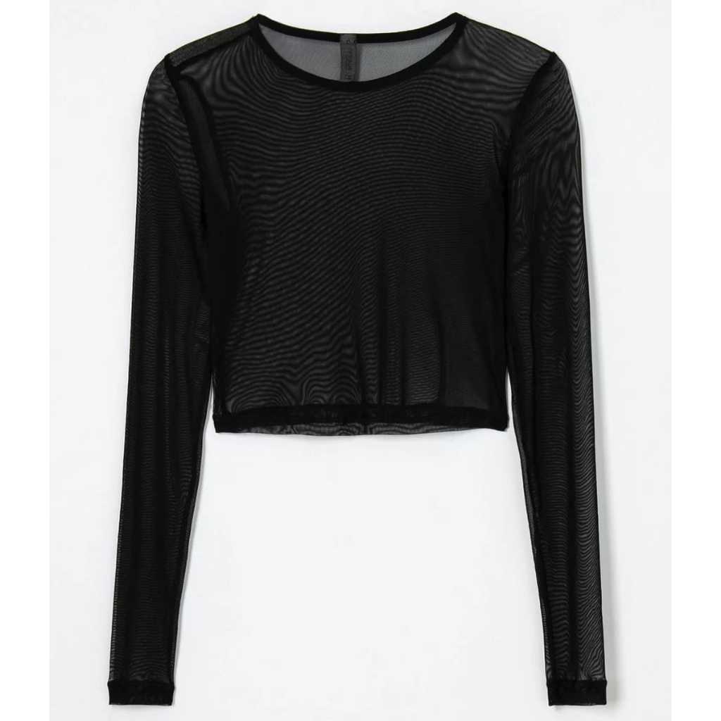 Cropped de Tule Preto: Onde Comprar | BuscaProdutos