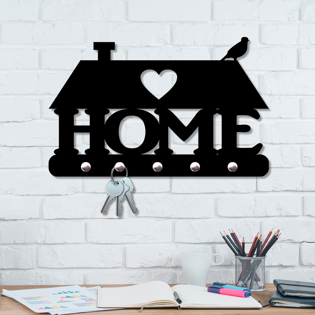 Porta Chaves Decorativo Autocolante 3mm Praticidade e Estilo para Sua Casa