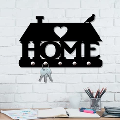 Porta Chaves Decorativo Autocolante 3mm Praticidade e Estilo para Sua Casa
