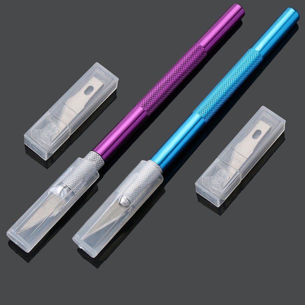 Estilete de precisão profissional c/6 lâminas em Oferta na Shopee