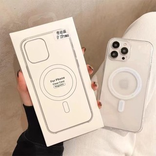 Capa Capinha Transparente Magnética Anti Impacto TPU Case Para IPhone 11 12 13 14 15 16 1…
