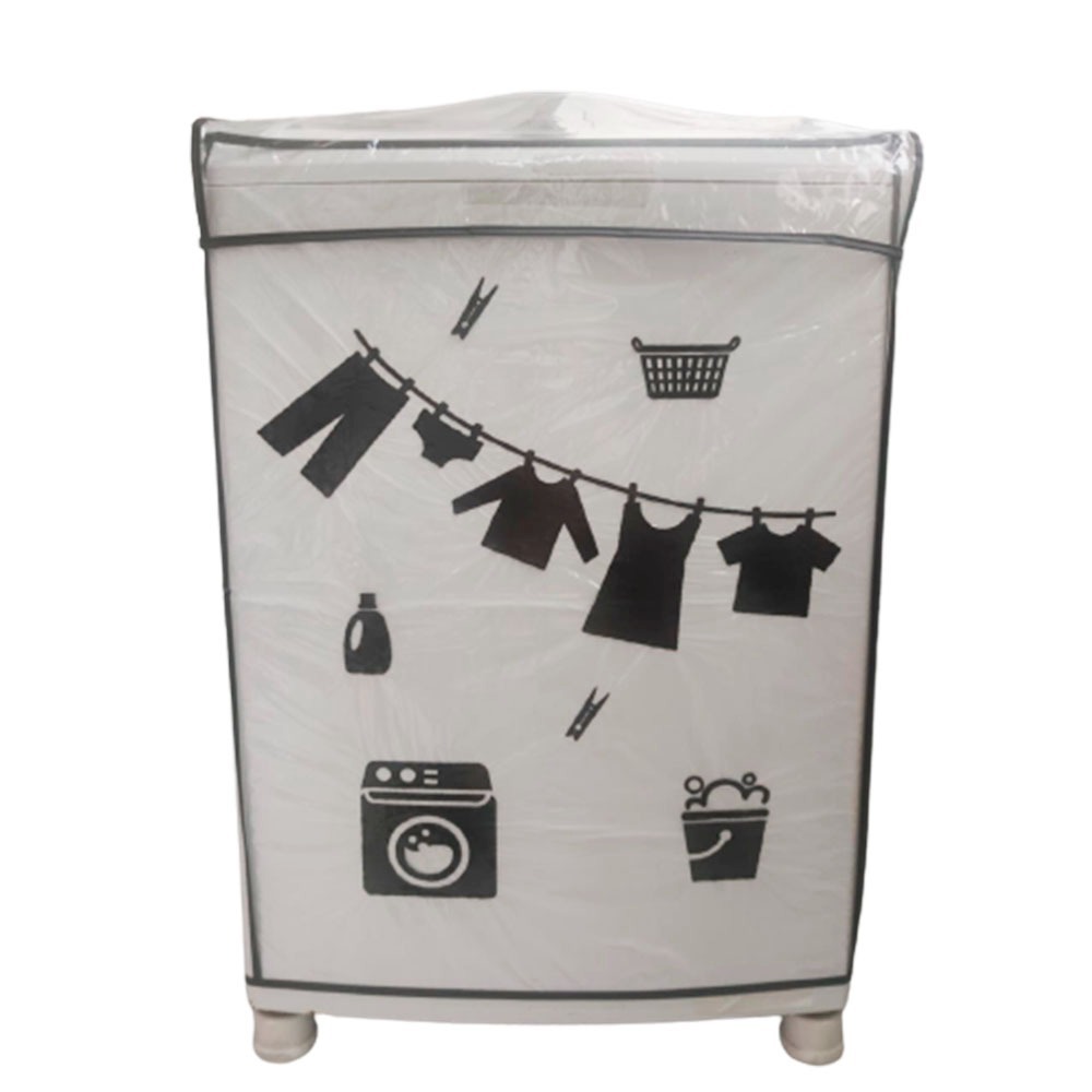 Detalhes do Capa Maquina de Lavar Roupa (M)  Panasonic Midea Ge 10/11/12 Pvc VARAL Transparente
