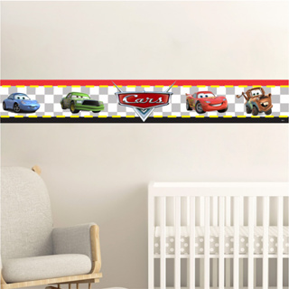 Faixa Adesiva Decorativa Carros  - Papel de Parede Infantil Carros - Adesivo de Parede Infantil - Decoração de Quarto em Oferta na Shopee