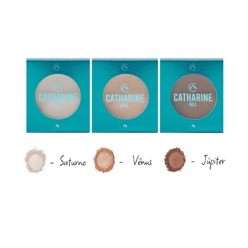 Iluminador Compacto em Pó Facial Catharine Hill 6g