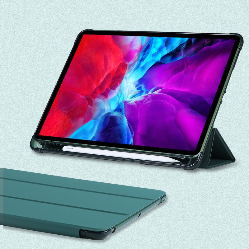 Case Capa Com Função Flip para iPad 11 Pro Air 4 Air 5 Air 6 2024 10.9 Pol. 11 Pro Com Slot para Caneta - detalhe