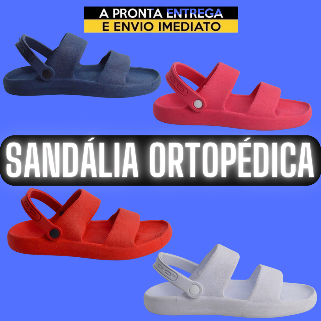 Sandália Ortopédica Masculina 34 Ao 43 EVA Super Leve e Macia Lançamento em Oferta na Shopee