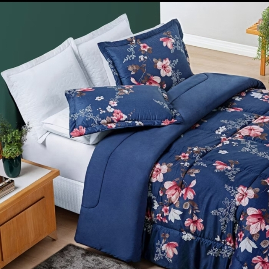 2 EDREDONS CASAL DUPLA FACE AVULSO (ESTAMPAS SORTIDAS)