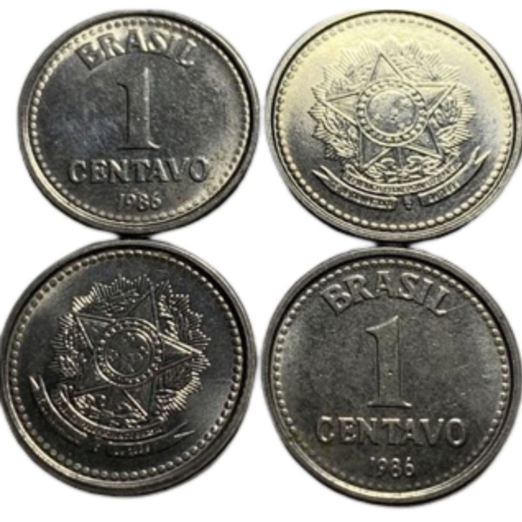 Moeda de 1 Centavo de 1986 - MBC