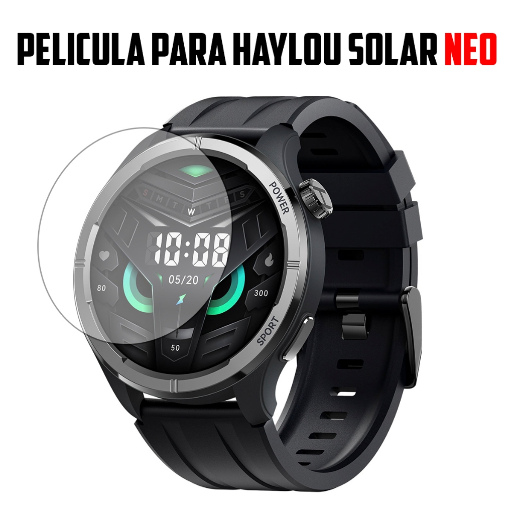 Película para Smartwatch Haylou Solar NEO de vidro temperado Proteção de Tela