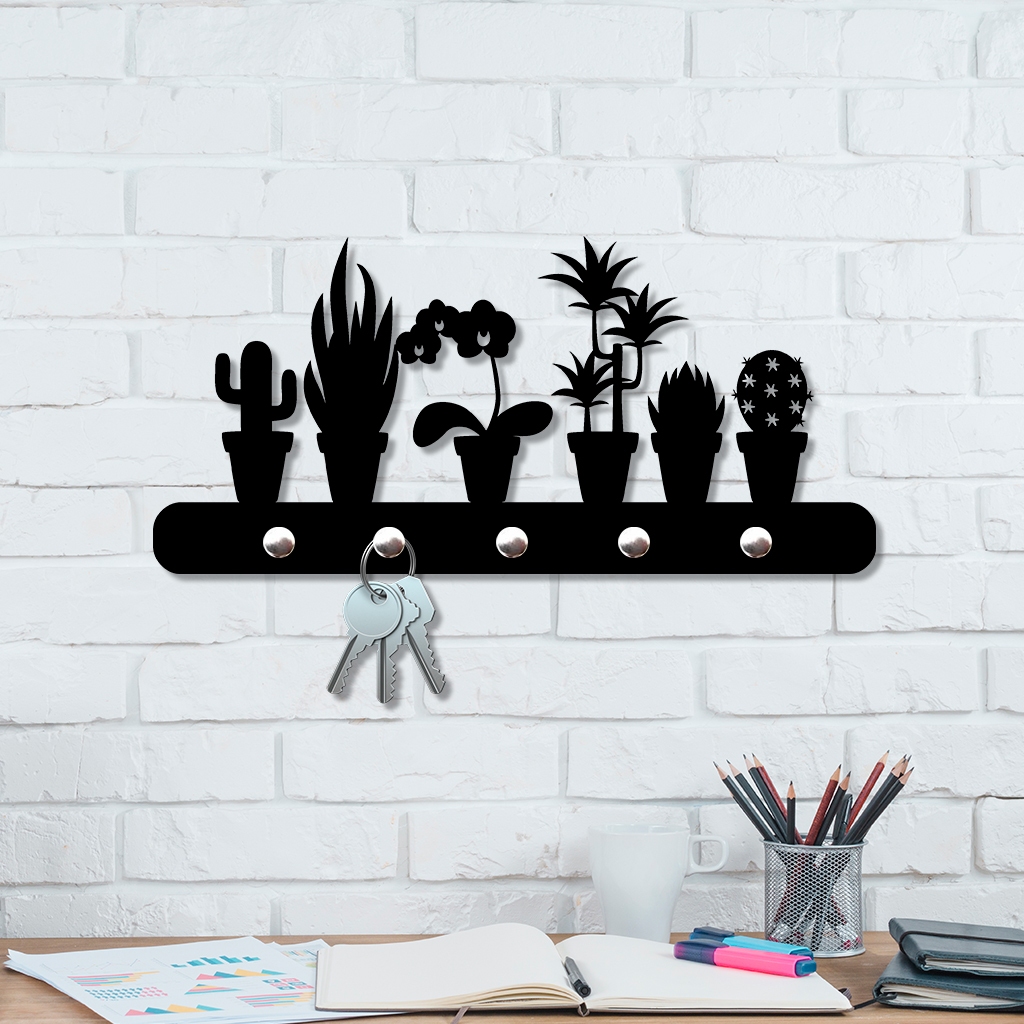 Porta Chaves Decorativo Autocolante 3mm Praticidade e Estilo para Sua Casa em Oferta na Shopee