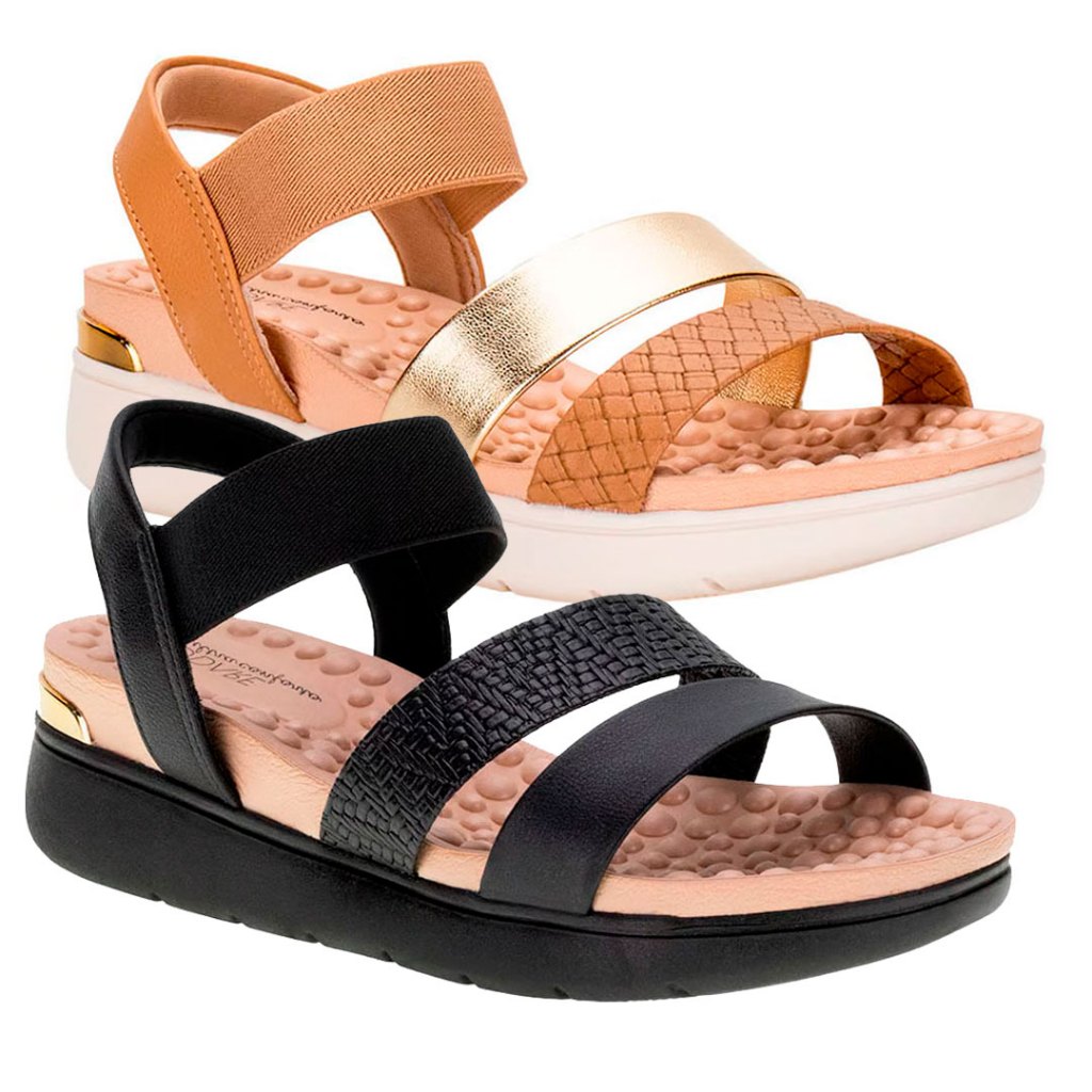 Sandalia Feminina Anabela Confort Ortopedica Modare 7151119 - Women Shoes