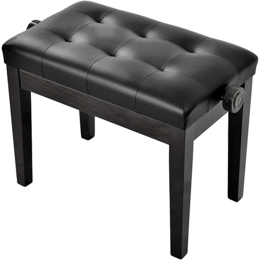 Banco Para Piano C/ Regulagem Banqueta Luxo Sonata 212 Preto