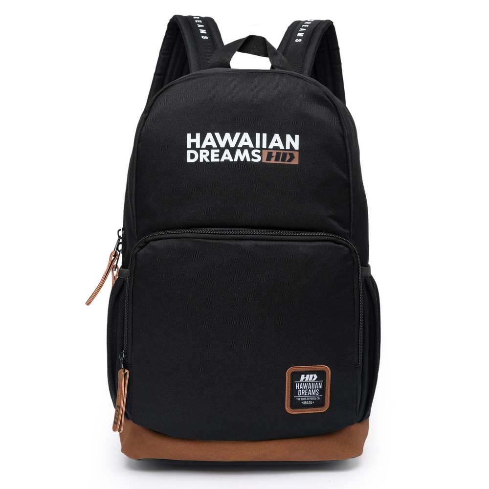 Mochila Masculina e Feminina Preta Grande Casual para Faculdade e Trabalho