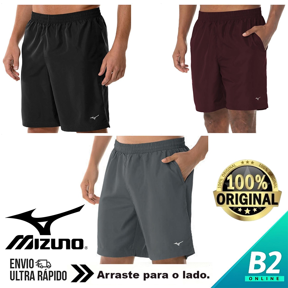 Bermuda Mizuno Energy M 7" Masculina 100% Original Com Nota Fiscal e Garantia - Men Clothes