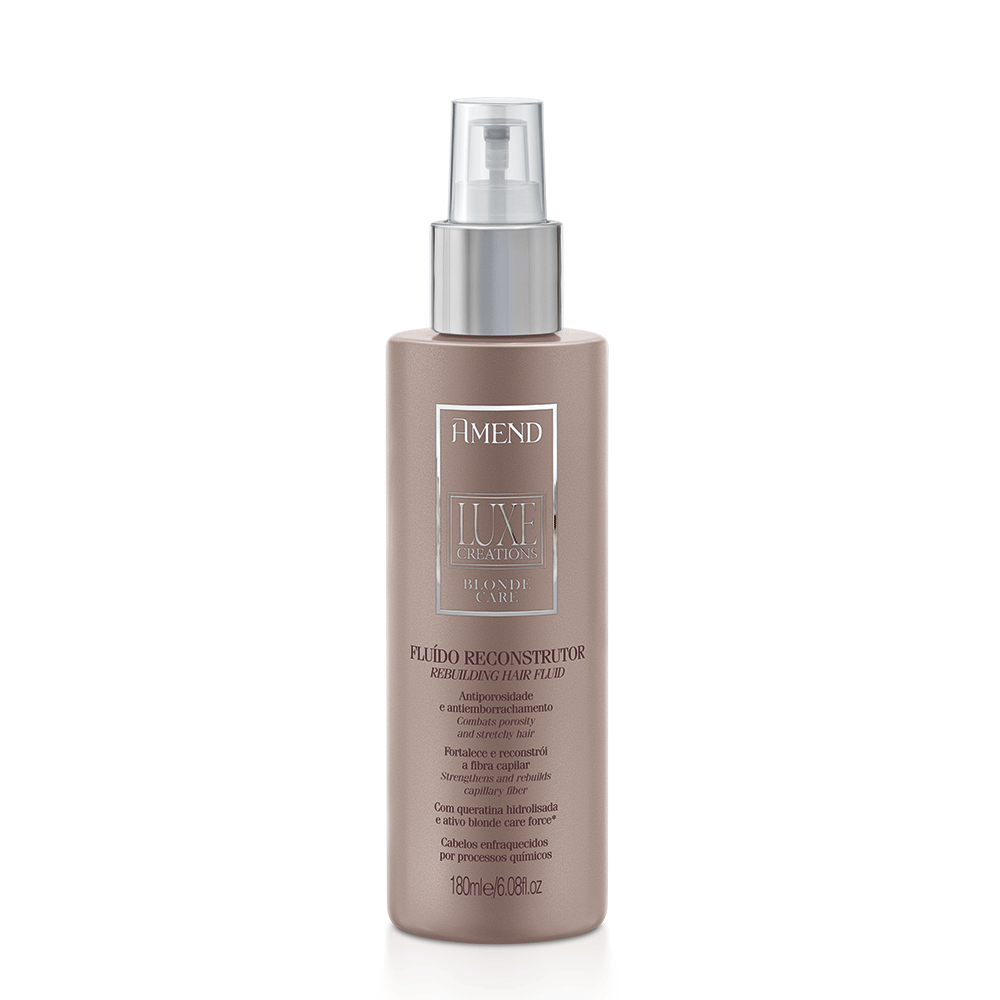 AMEND LUXE CREATIONS BLONDE CARE FLUÍDO 180ML - Beauty