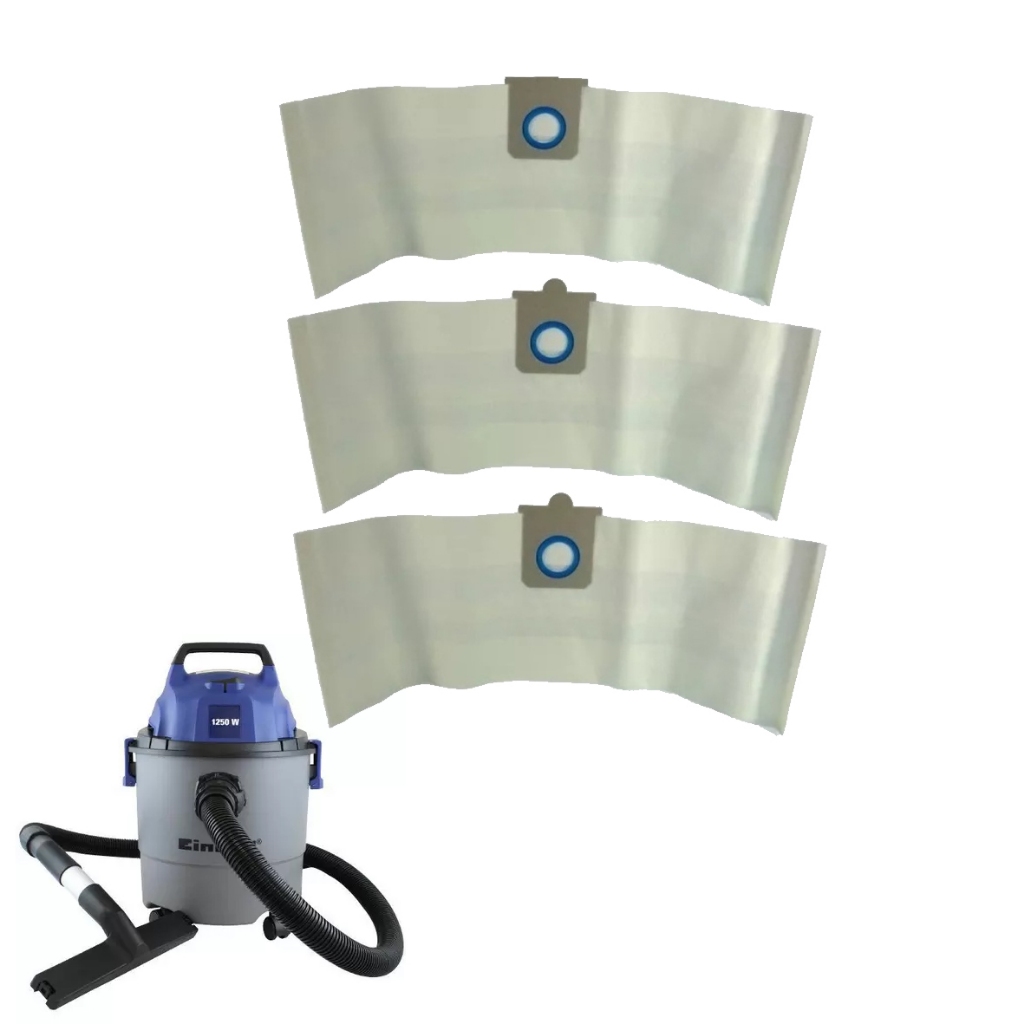 Saco Descartável Para Aspirador Einhell Bt-vc 1250 Kit C/ 3 Unidades em Oferta na Shopee